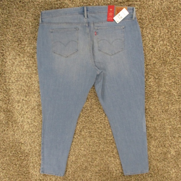 Levi's Jeans Women's 24W Light Wash 310 Shaping Super Skinny Stretch Denim - Picture 2 of 12
